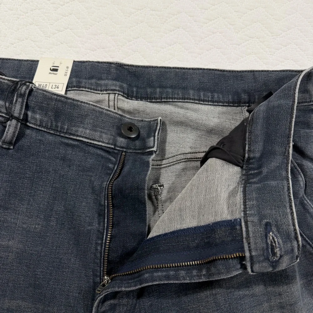 NWT G-Star RAW Kairori 3D Slim Jeans Antic Sand Blast Grey Men 40x34 (Fit 41x32)